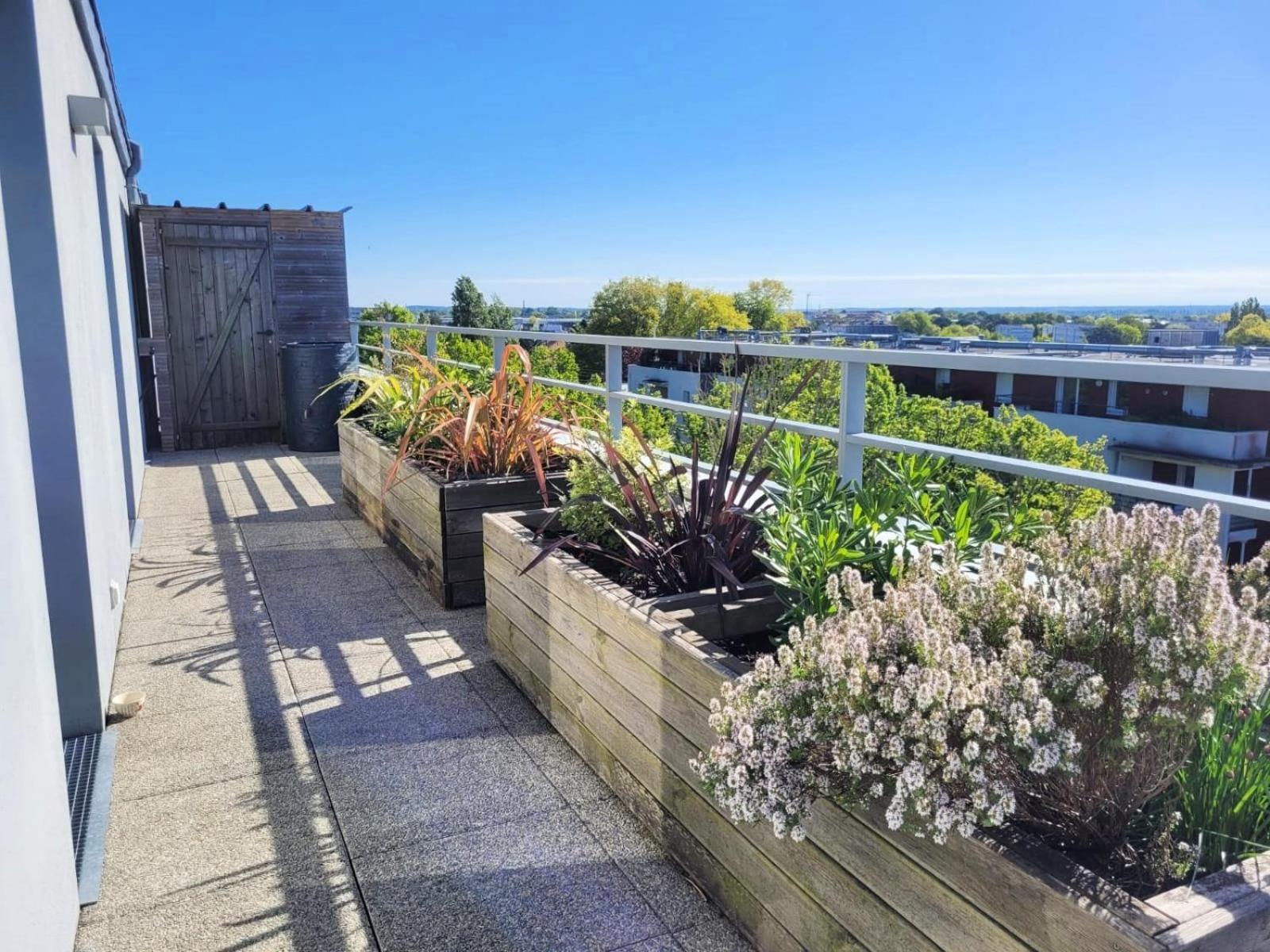Le Nid : Rooftop Moderne Surplombant La Ville Nantes Exterior foto